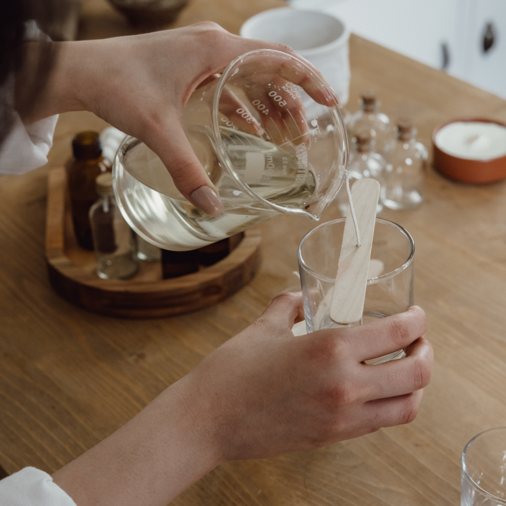 création de bougie parfumée